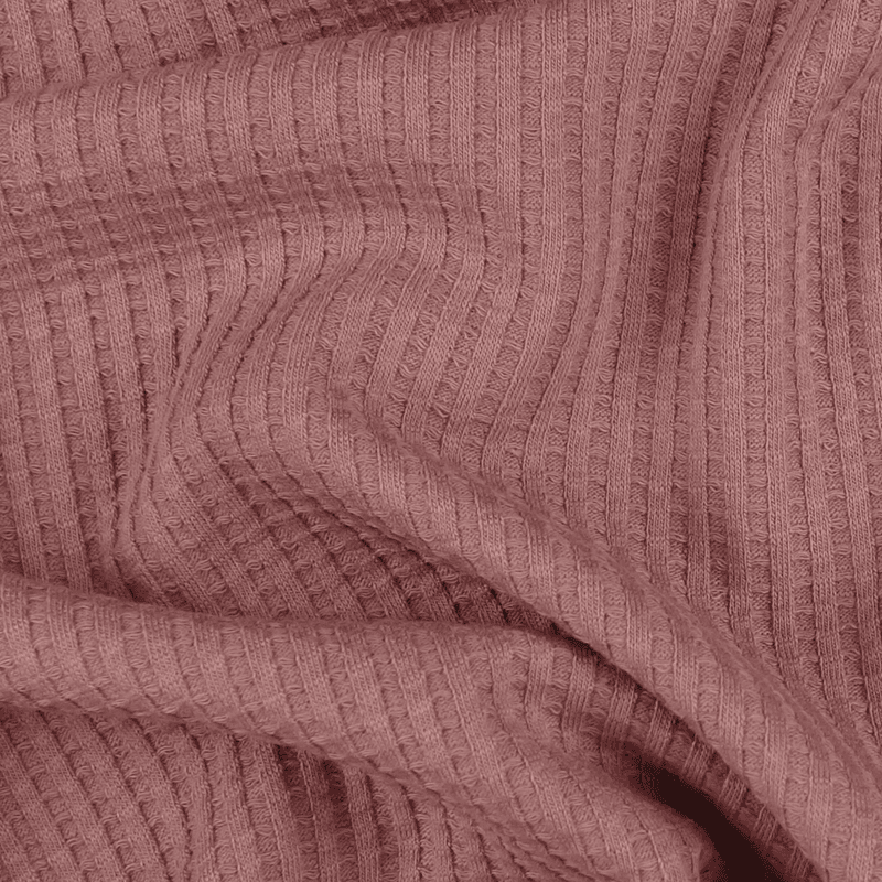 Mauve - Waffle Jersey
