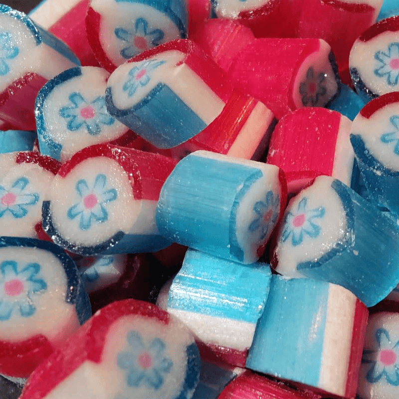 Stofflykke Candy - Bringebær