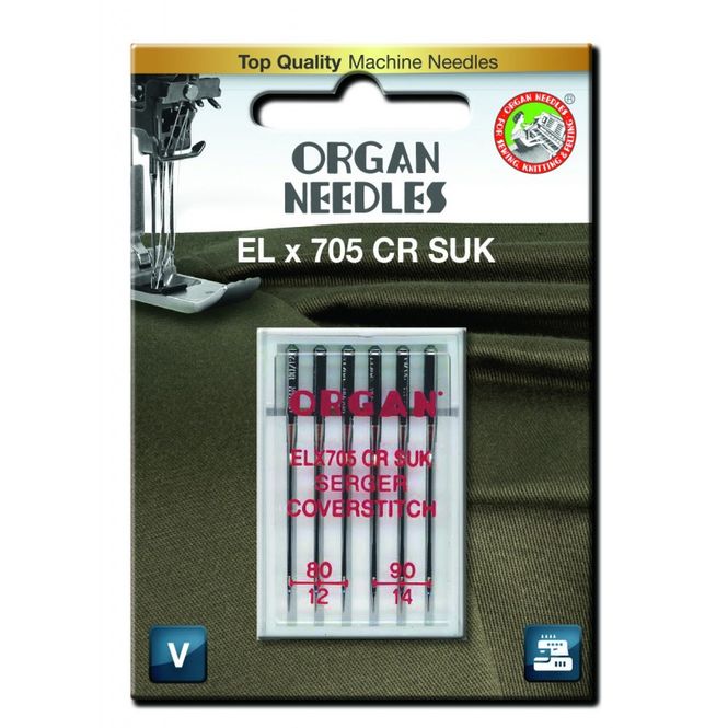 Hovedbilde Organ Cover/Overlocknåler ELx705 SUK 80-90 6pk
