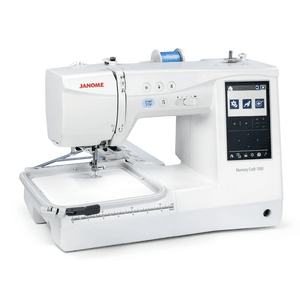 Hovedbilde Janome Memory Craft 1000 Silky White Sy- og Broderimaskin
