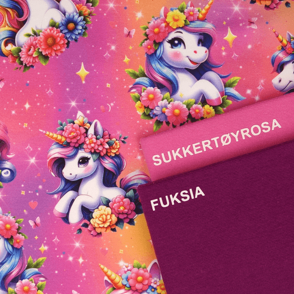 Pink Flower Unicorn - Jersey