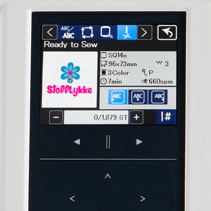 Hovedbilde Janome Memory Craft 1000 Silky White Sy- og Broderimaskin