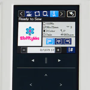 Hovedbilde Janome Memory Craft 1000 Silky White Sy- og Broderimaskin