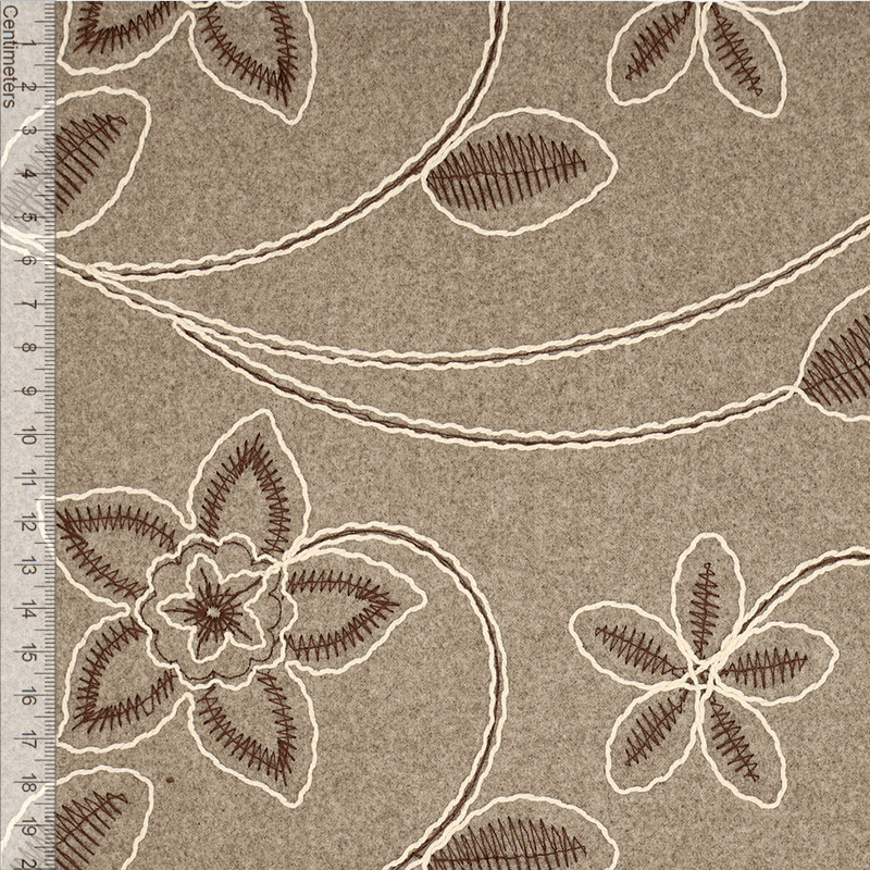 Blooming - Brodert Jakkestoff