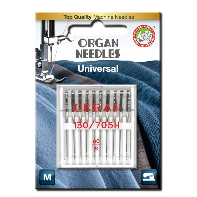 Organ Symaskinnåler Universal 60 10pk