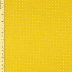 Hovedbilde Solgul Miniprikk - Fast Bomull