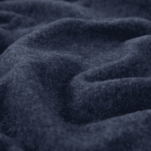 Hovedbilde M&oslash;rk Bl&aring; Melert - Merinoull Fleece