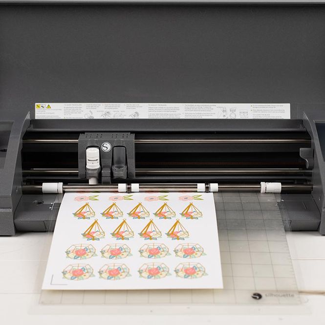 Hovedbilde Silhouette Printable White Sticker Paper