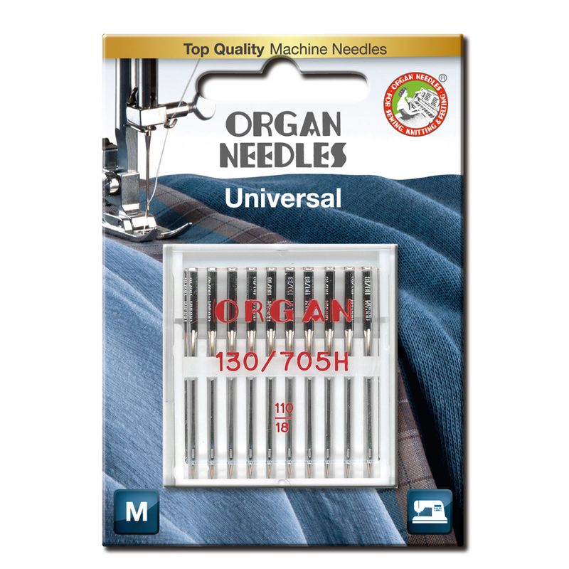 Organ Symaskinnåler Universal 110 10pk
