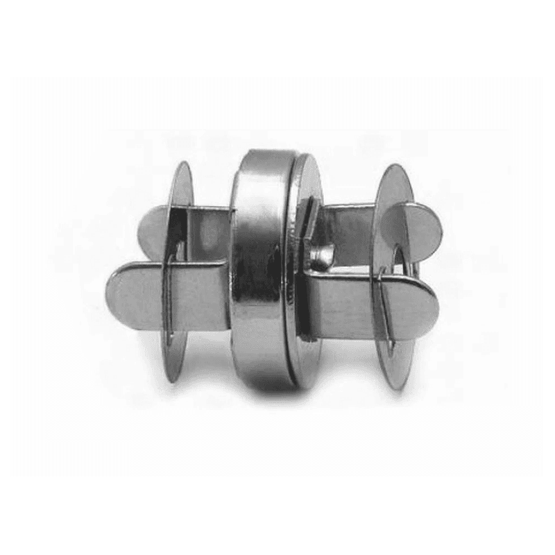 Magnetlås Sølv - 15 mm - 4 sett