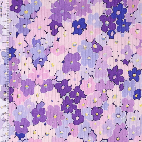 Purple Blomma - Ribbjersey