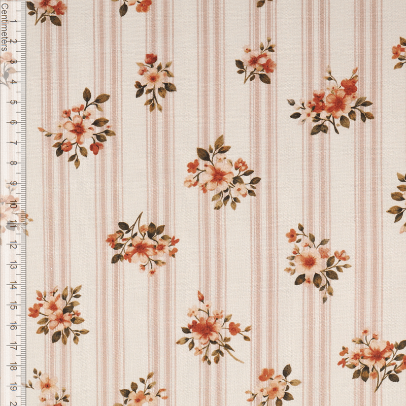 Bukett Stripe - Fast Bomull