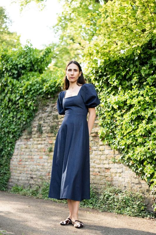 Square Dress x Puff Sleeves - Puff and Pencil