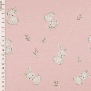 Hovedbilde Flower Bunny Rosa - Bambusjersey