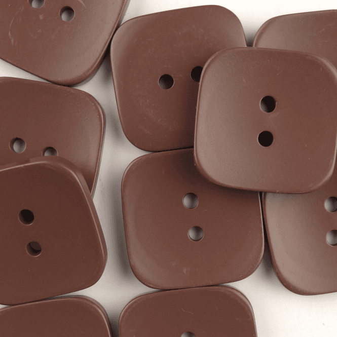 Hovedbilde Monaco Mini Brun - 21 mm Resin Knapp