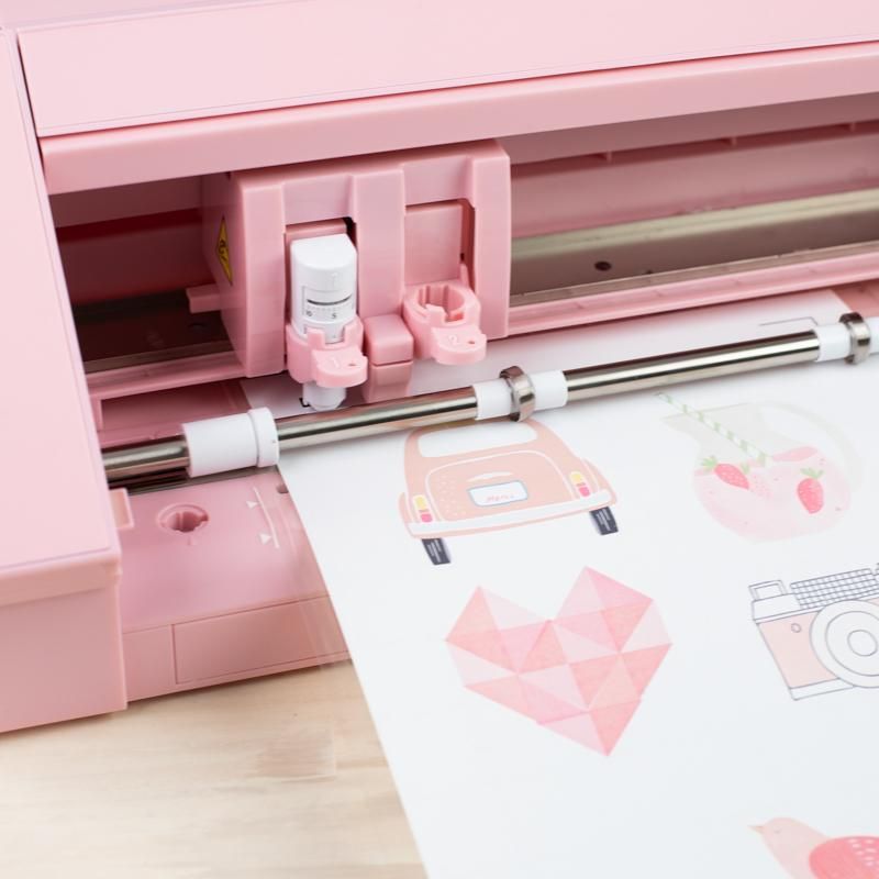Silhouette Printbar Krympeplast, Hvit