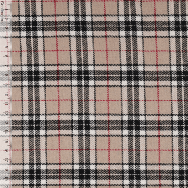 Tartan Beige - Flanell