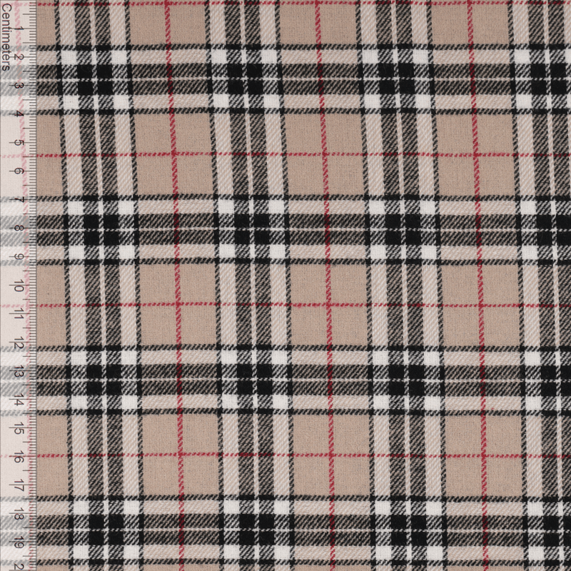 Tartan Beige - Flanell