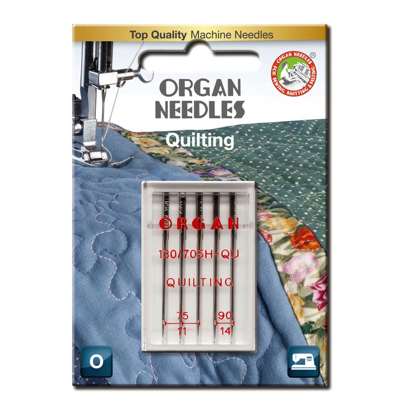 Organ Symaskinnåler Quilting 75-90 5pk