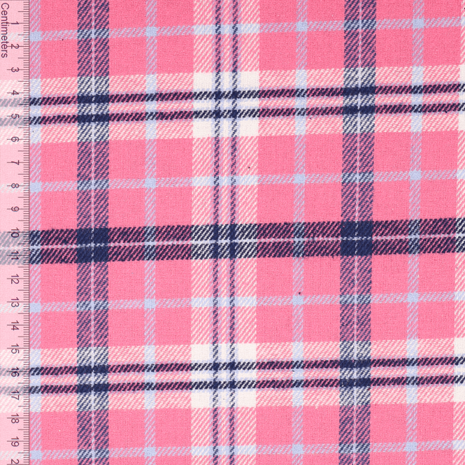 Hovedbilde Checks Rosa - Flanell