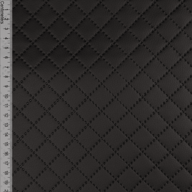 Sort Mini Diamond - Quiltet Skai