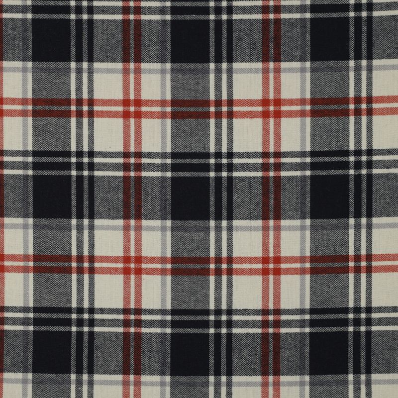 Checks Navy - Flanell