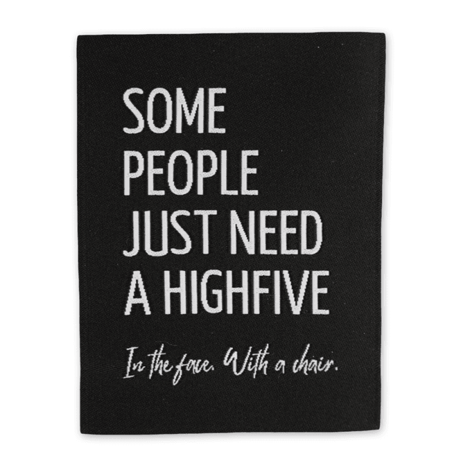 Hovedbilde High five - Merkelapp 60x80 mm