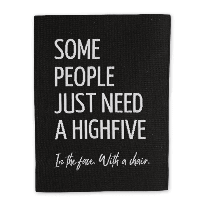 High five - Merkelapp 60x80 mm