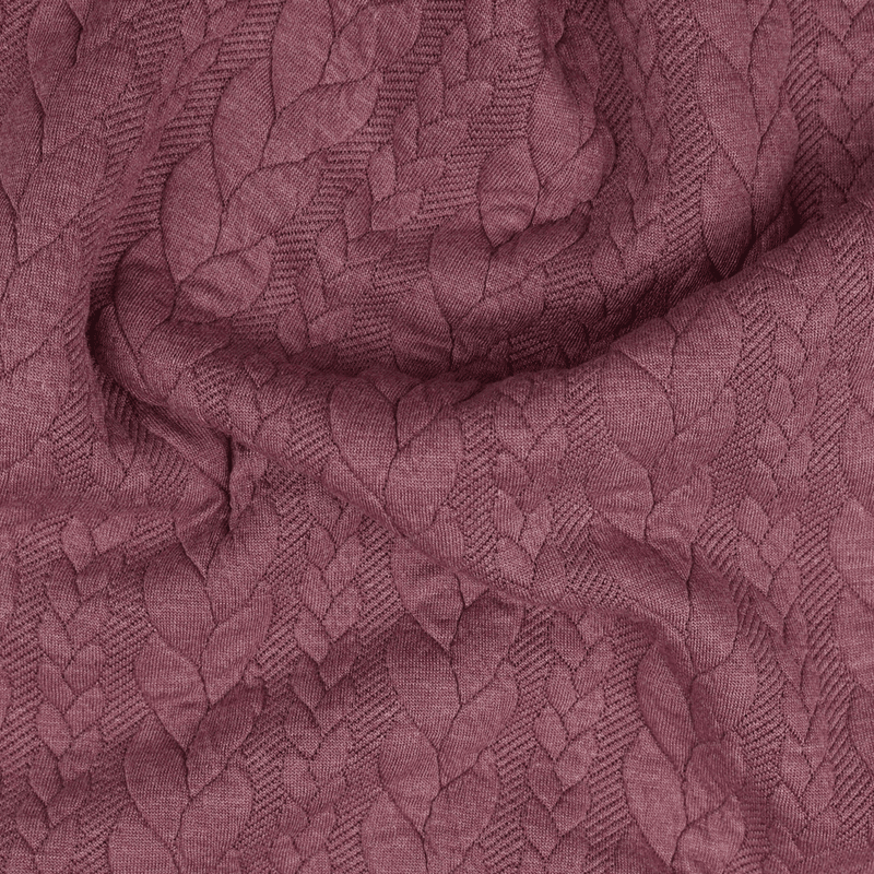 Mauve Melert - Flettestrikk