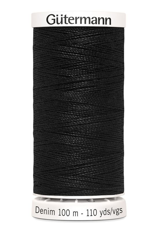 Sort 1000 - Denim Sytråd 100 m