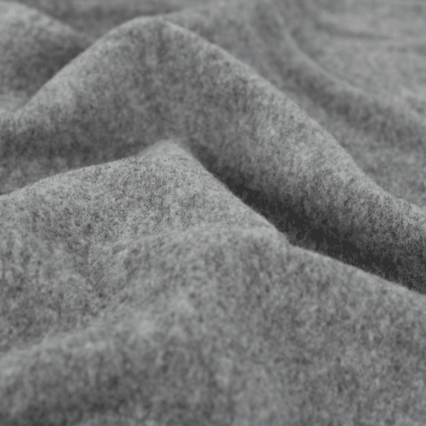 Mellomgr&aring; Melert - Merinoull Fleece