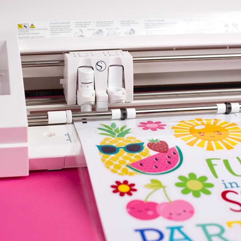 Silhouette Printable Window Cling Material Clear