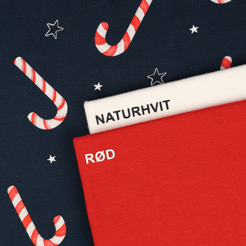 Candy Cane Navy - Jersey