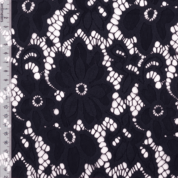 Marineblå Leona Lace - Stretchblonde