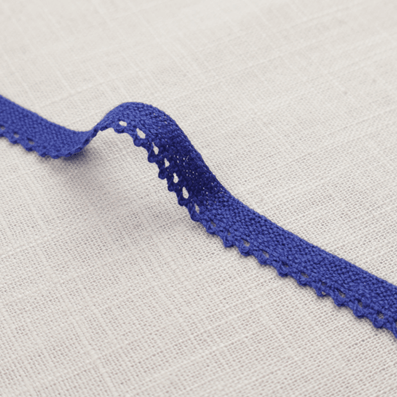 Eve Lace Kongeblå - Blondebånd 10 mm