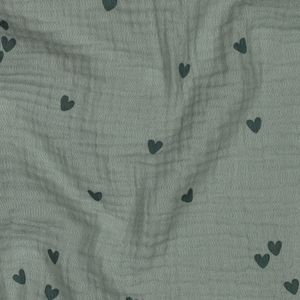 Hovedbilde Sweethearts Dusty Green - Musselin