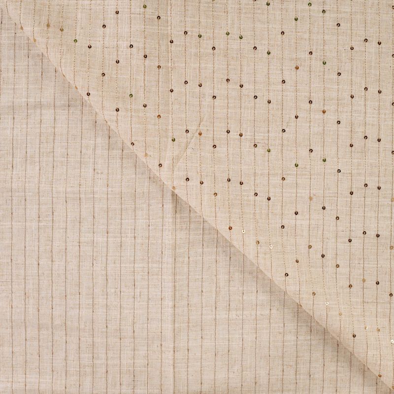 Paljettstripe - Linen Blend