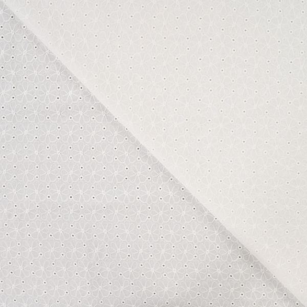 Celine Ecru - Cotton Embroidery