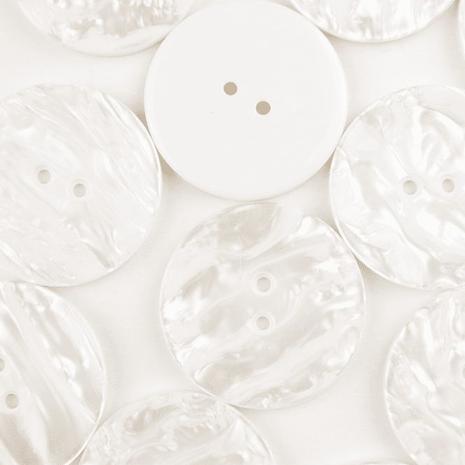 Hovedbilde Fluid Hvit - 38 mm Plast Knapp