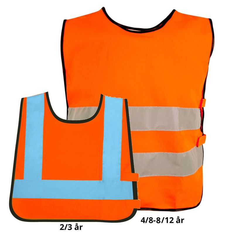 Refleksvest Barn Orange