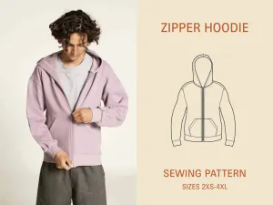 Hovedbilde Zipper Hoodie - Wardrobe by Me