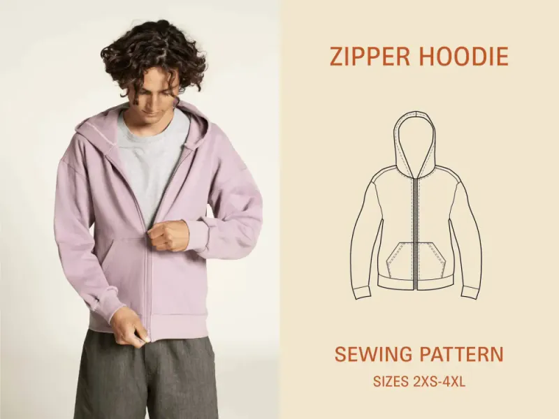 Zipper Hoodie - Wardrobe by Me