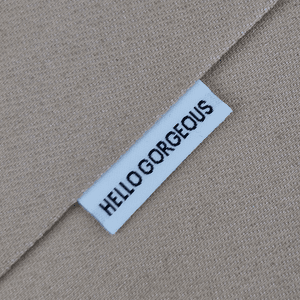 Hovedbilde HELLO GORGEOUS - Hvit merkelapp 5 stk