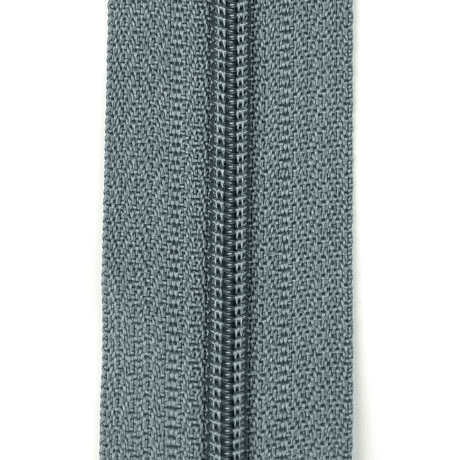 Hovedbilde Mellomgrå - Glidelås metervare 4mm