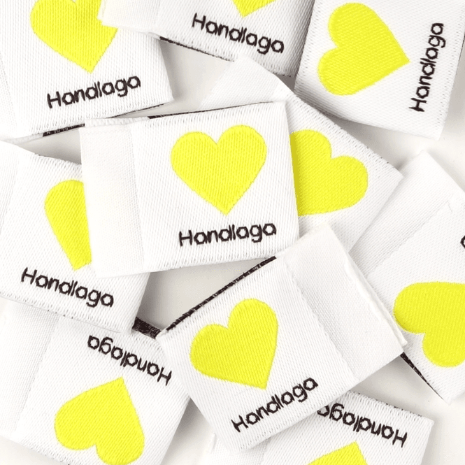 Hovedbilde Handlaga Merkelapp Gul - 10 stk