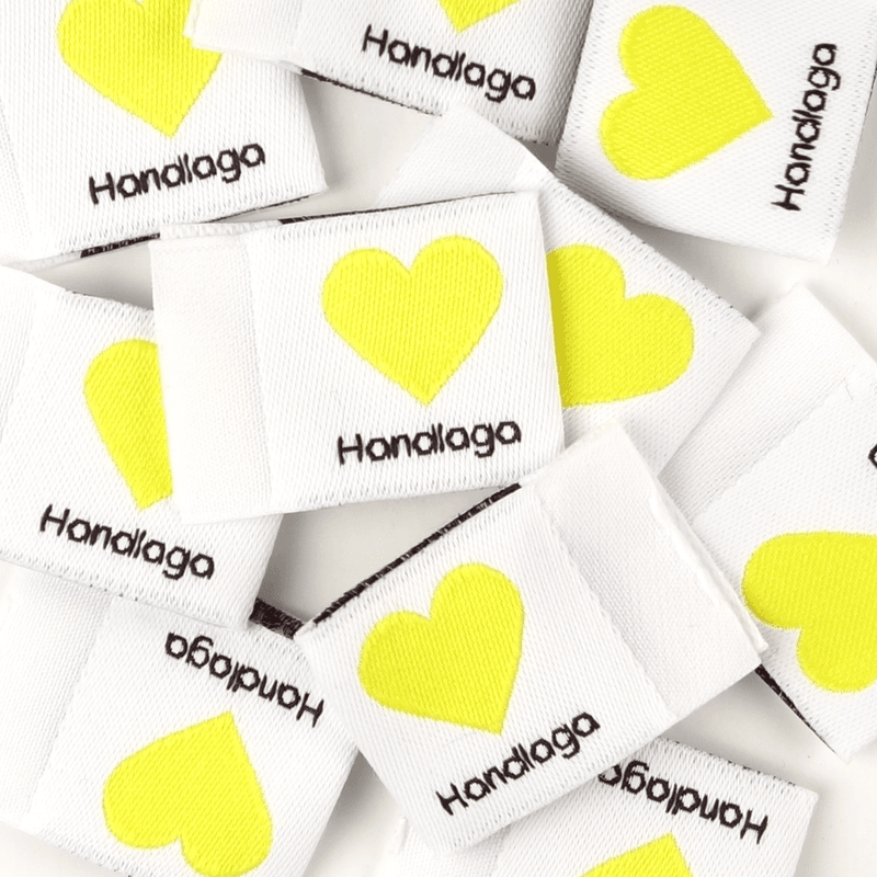 Handlaga Merkelapp Gul - 10 stk