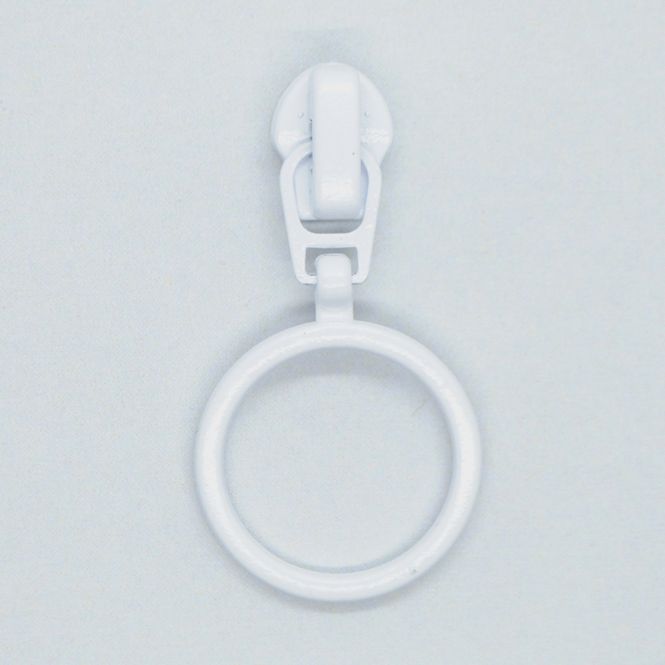 Hovedbilde Hvit Glider m/ring 4mm