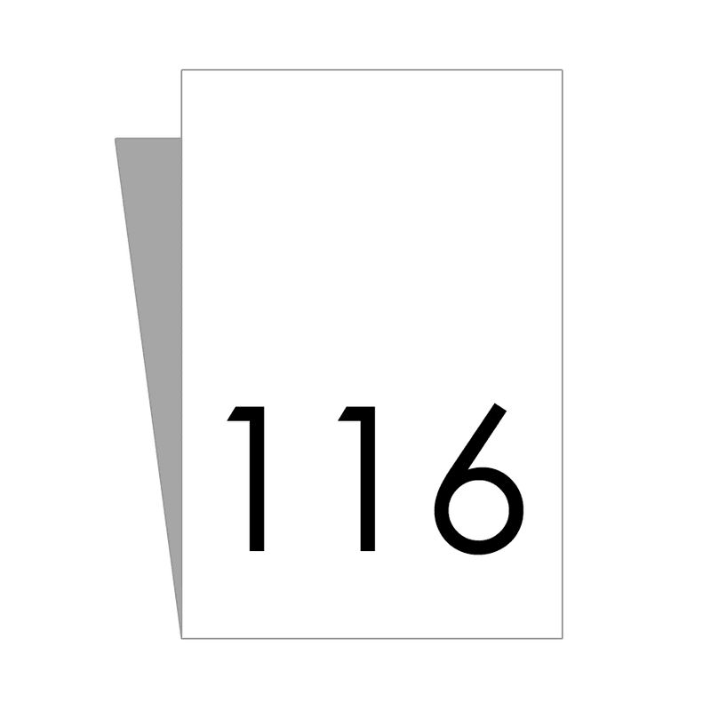 Hvit Størrelseslapp - 20 stk