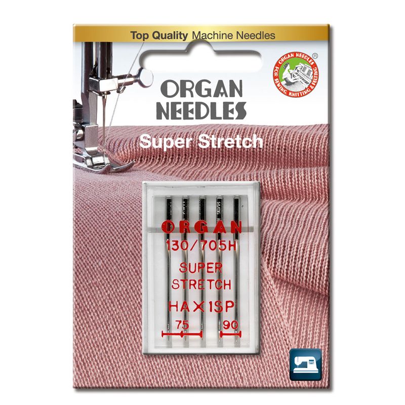 Organ Overlocknåler Superstretch HAx1SP 75-90 5pk