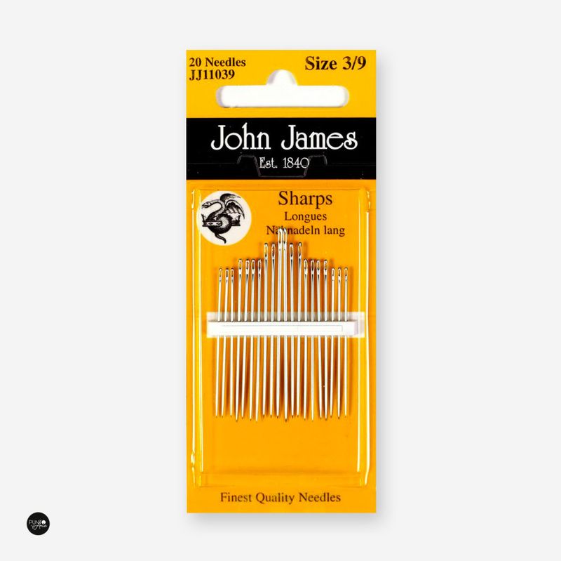Synåler 3/9 20 stk - John James